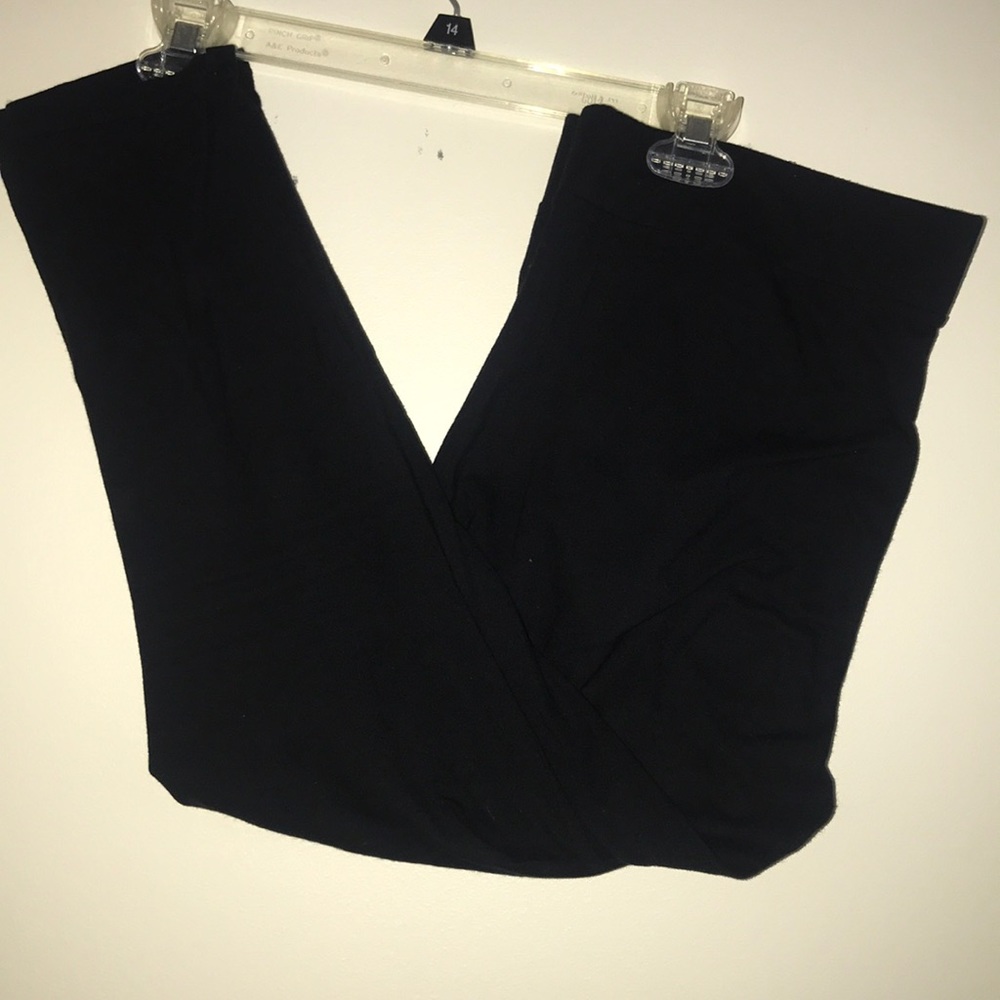 Black cropped legging
